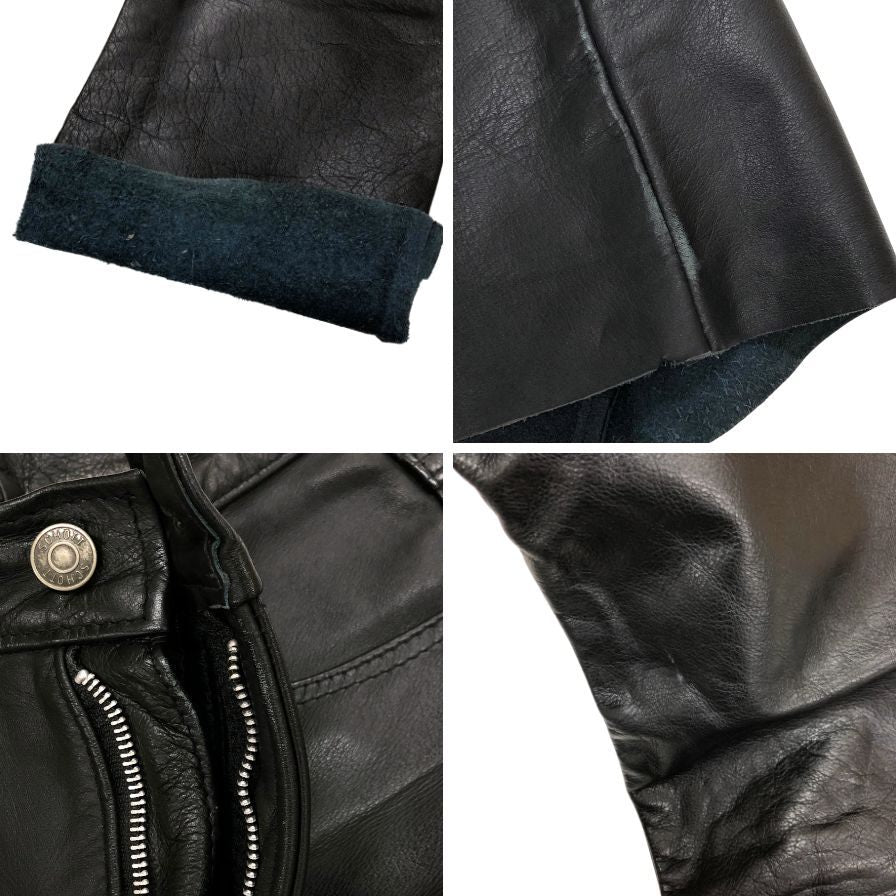 ショット レザーパンツ 600 サイズ W28 ブラック SCHOTT 【AFB47】