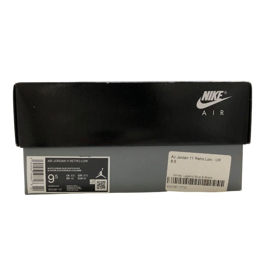 ナイキ ローカットスニーカー エアジョーダン 11 レトロ ロー レジェンドブルー メンズ サイズ27.5cm NIKE AIR JORDAN 11 AV2187-117 約27.5cm【AFD5】