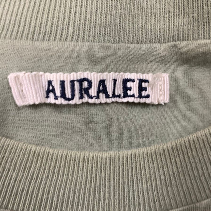 中古◆オーラリー ハイゲージ ダブルクロス Tシャツ A00T01DC オリーブ サイズ5 メンズ AURALEE HIGH GAUGE DOUBLE CLOTH TEE 【AFB28】