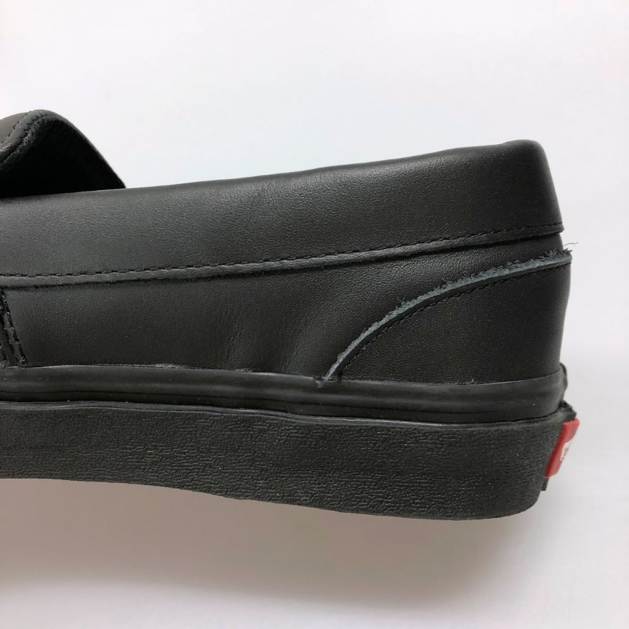 バンズ ローファー レザー ブラック メンズ サイズ27.5 V196CF VANS 約27.5cm【AFC8】