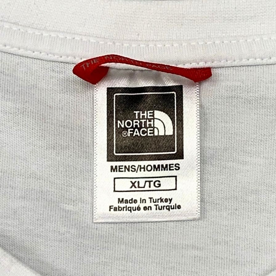 美品◆ザ ノースフェイス 半袖Tシャツ ロゴ ホワイト メンズ サイズL THE NORTH FACE 【AFB30】