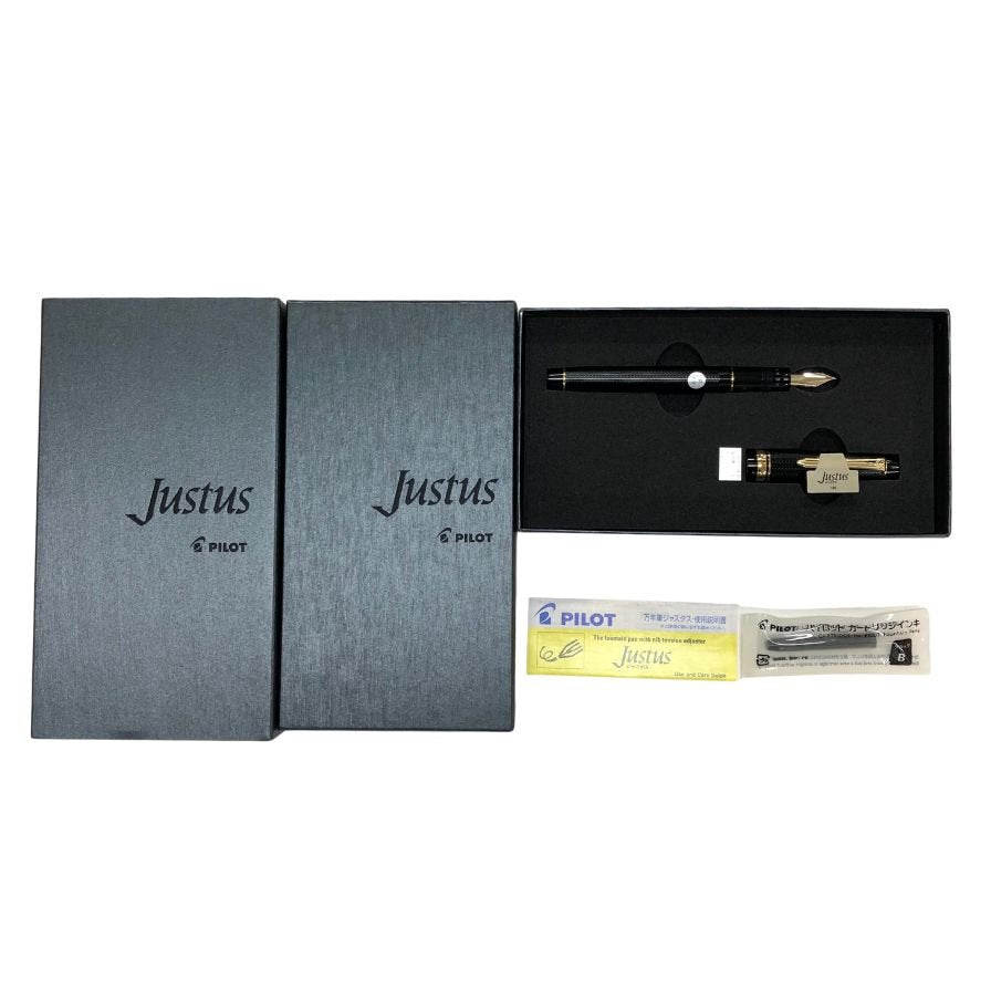 パイロット 万年筆 Justus95 ペン先14K FJ-3MR-NB-F ブラック PILOT【AFB53】