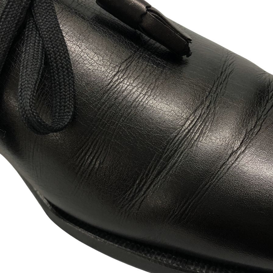 グレンソン マスターピース スチュアートチョイス レザーシューズ 外羽根 プレーントゥ ブラック サイズ8D Grenson 約27.0cm【AFC8】