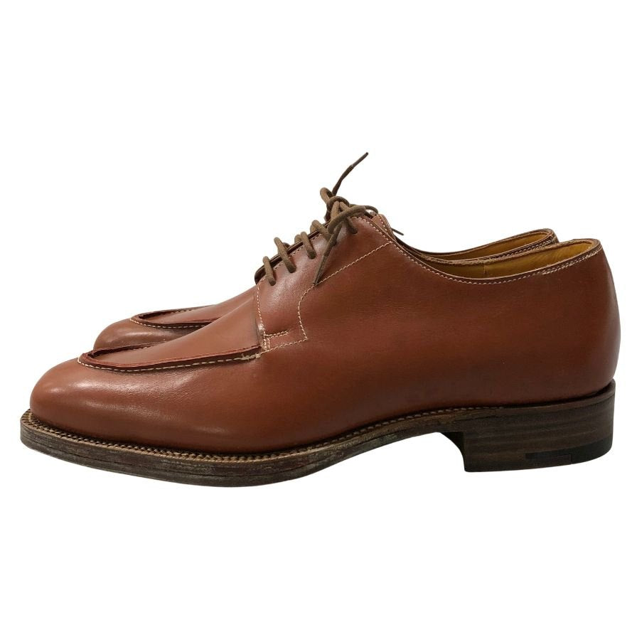 グレンソン レザーシューズ Uチップ 外羽根 革靴 ブラウン メンズ サイズ6E GRENSON ビジネスシューズ 約24.5cm【LA】【中古】