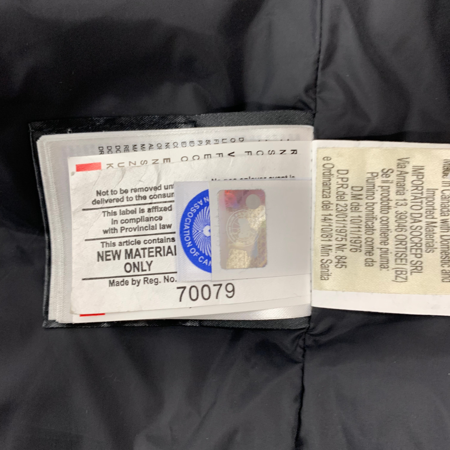 美品◆カナダグース カーソン パーカー 3805MA ブラック サイズS CANADA GOOSE メンズ【AFA2】