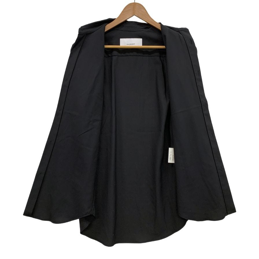 美品◆オーバーコート 長袖シャツ ブラック メンズ サイズ00 OVERCOAT 【AFB51】