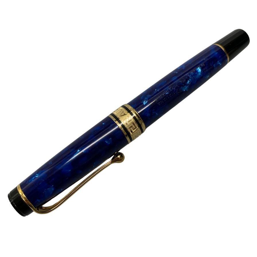 アウロラ 万年筆 初期 オプティマ 14K M字 ブルー AURORA【AFB54】