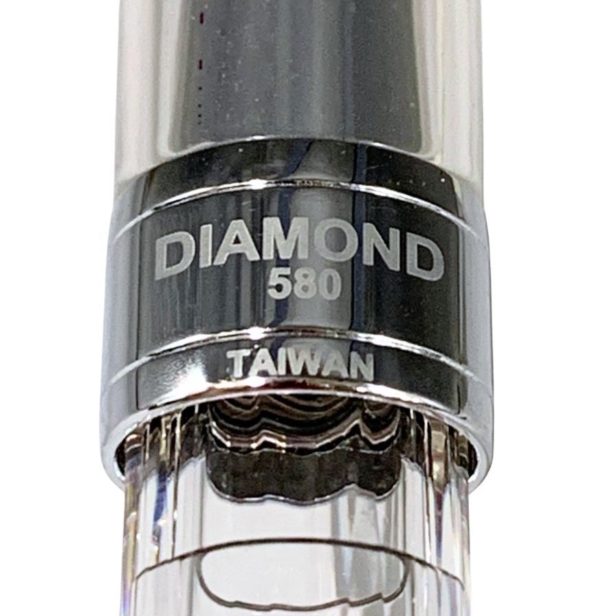 ツイスビー 万年筆 DIAMOND 580 クリア F字 TWSBI【AFI17】