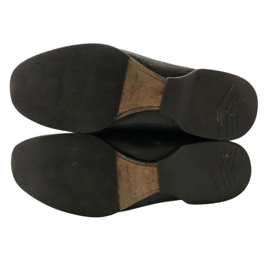 サルヴァトーレフェラガモ ローファー 65762 レザー ホース ビット ブラック メンズ サイズ UK 7 Salvatore Ferragamo 約26.0cm【AFC42】