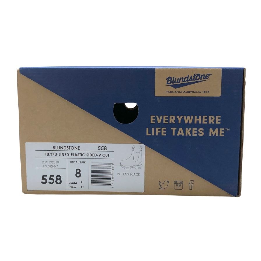 ブランドストーン サイドゴアブーツ BS558 メンズ サイズ8 ブラック Blundstone 約26.0cm【AFD13】