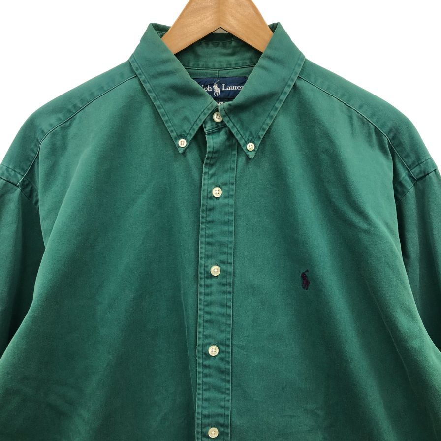 ラルフローレン ボタンダウンシャツ グリーン メンズ サイズL RALPH LAUREN【LA】
