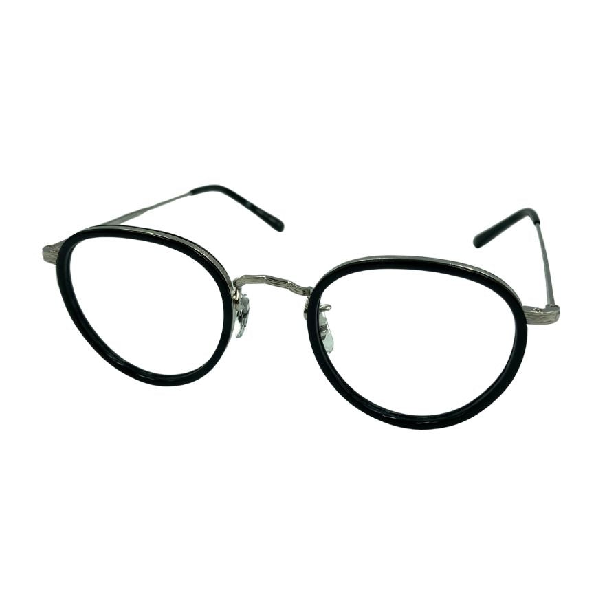 オリバーピープルズ メガネ サングラス MP-2 雅 46□24-148 黒×シルバー OLIVER PEOPLES【AFI2】