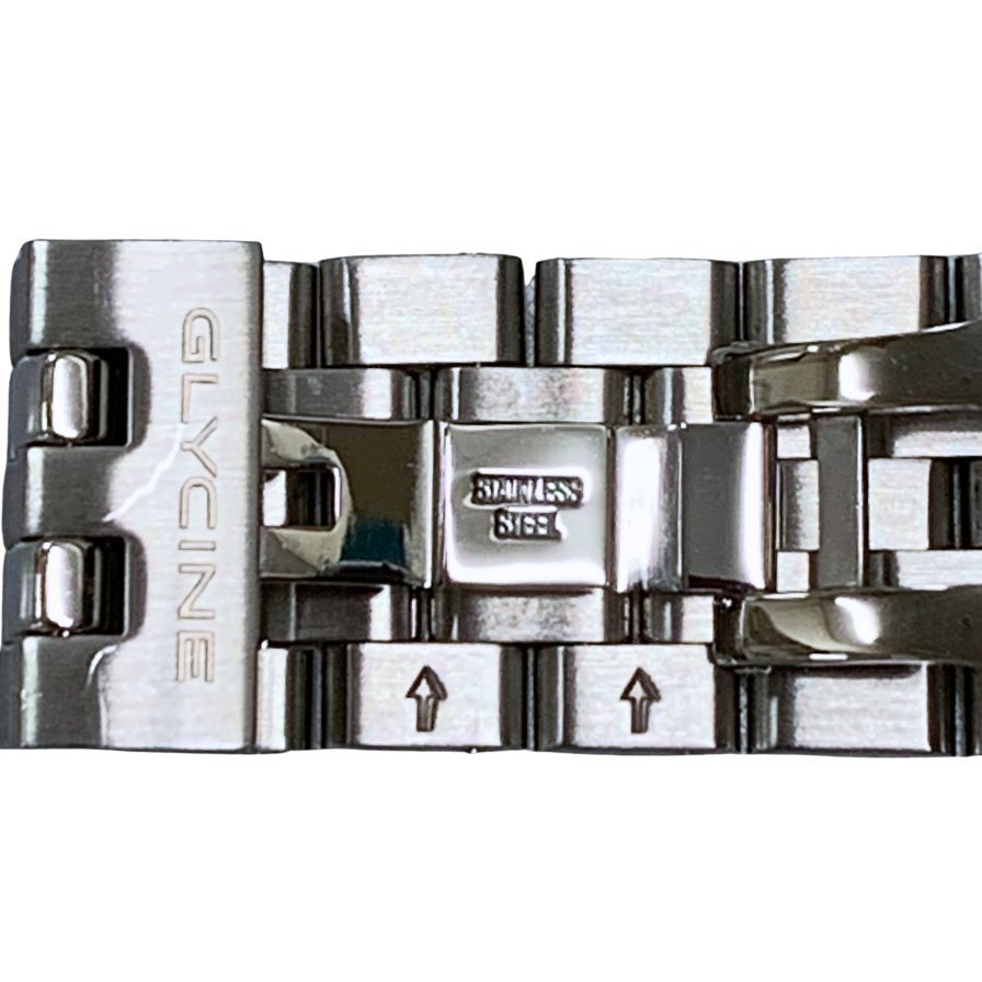 グリシン コンバット6 ムーンフェイズ デイト GL0191 メンズ銀 GLYCINE【AFI21】