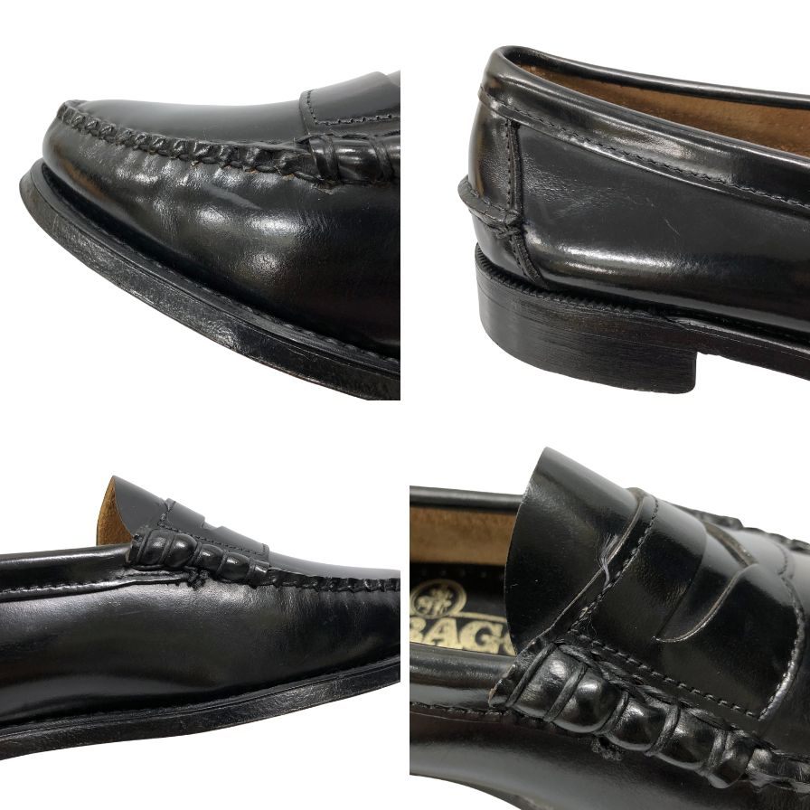 セバゴ コイン ローファー レザー シューズ ペニー USA製 ブラック メンズ サイズUS7.5 SEBAGO 約25.5cm【AFC8】