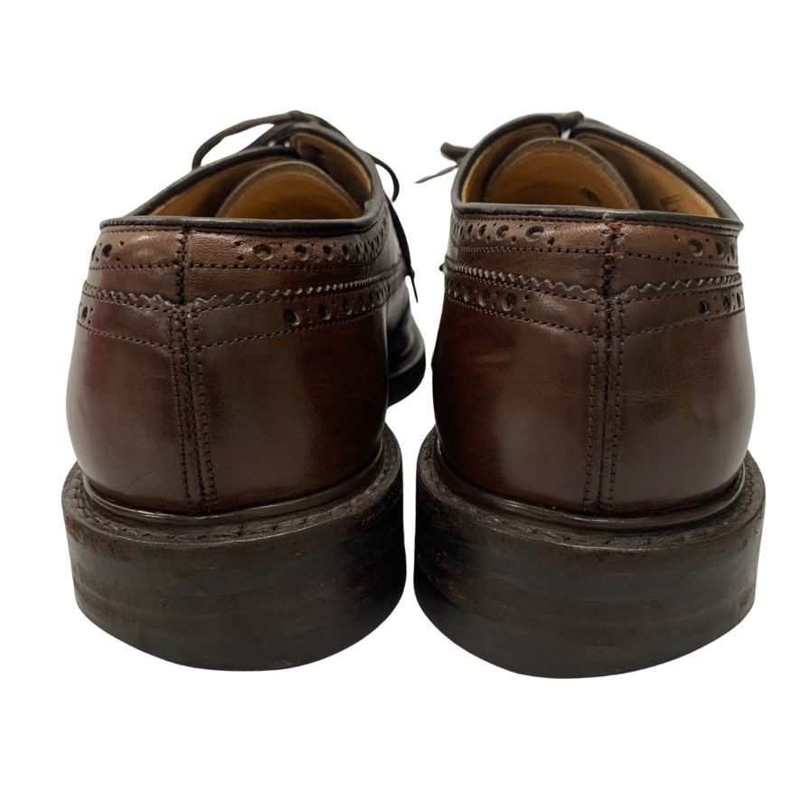チャーチ レザーシューズ ウィングチップ 外羽根 グラフトン ブラウン メンズ サイズ7.5 Church's GRAFTON 約26.5cm【LA】【中古】