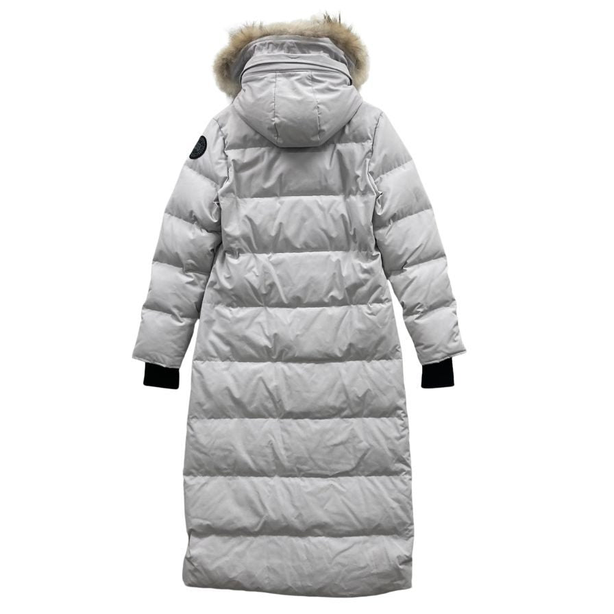 美品◆カナダグース ミスティーク ブラックレーベル ダウンコート 3035LB ライトグレー サイズS CANADA GOOSE Mystique Parka Black Label 【AFF24】