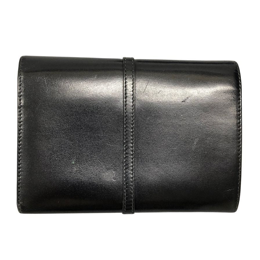 プラダ 三つ折り財布 エナメル ブラック メンズ 1M0510 PRADA【AFI27】