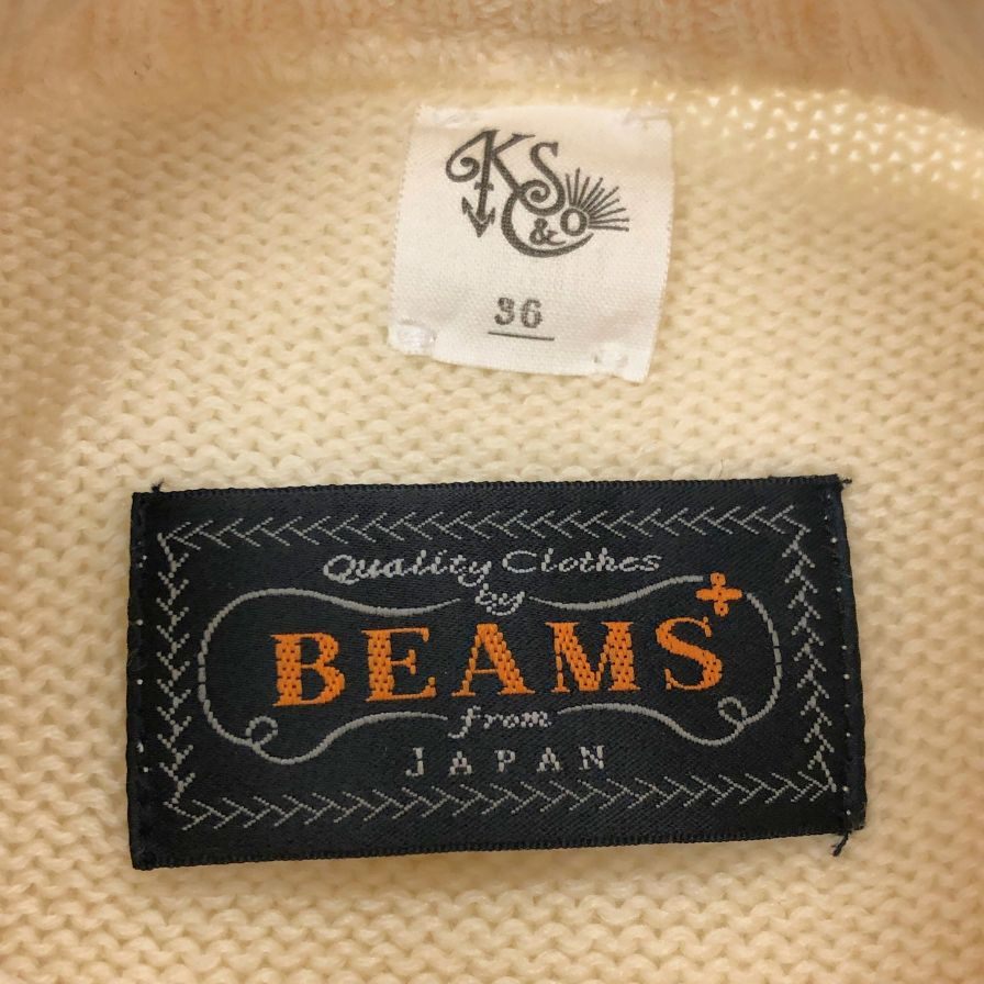 極美品◆キャプテンサンシャイン ビームスプラス別注 ウールニット メンズ サイズ36S KAPTAIN SUNSHINE×BEAMS+ 【AFB32】