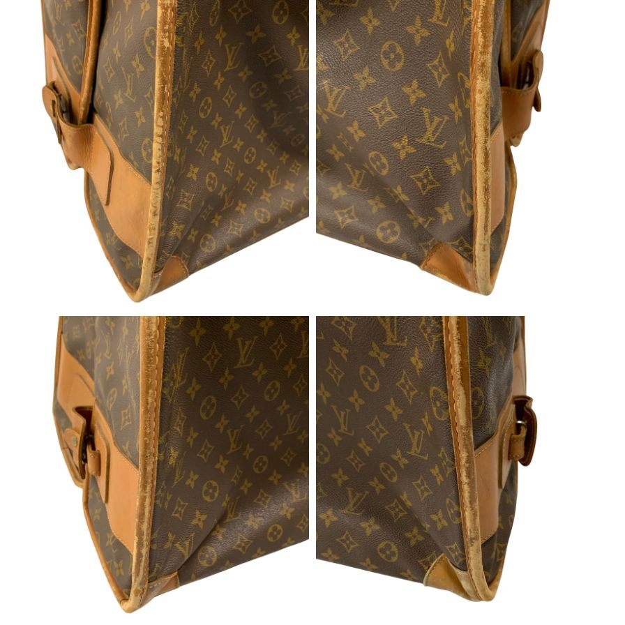 ルイヴィトン ガーメントバッグ モノグラム レザー ブラウン系 ユニセックス LOUIS VUITTON【AFE8】