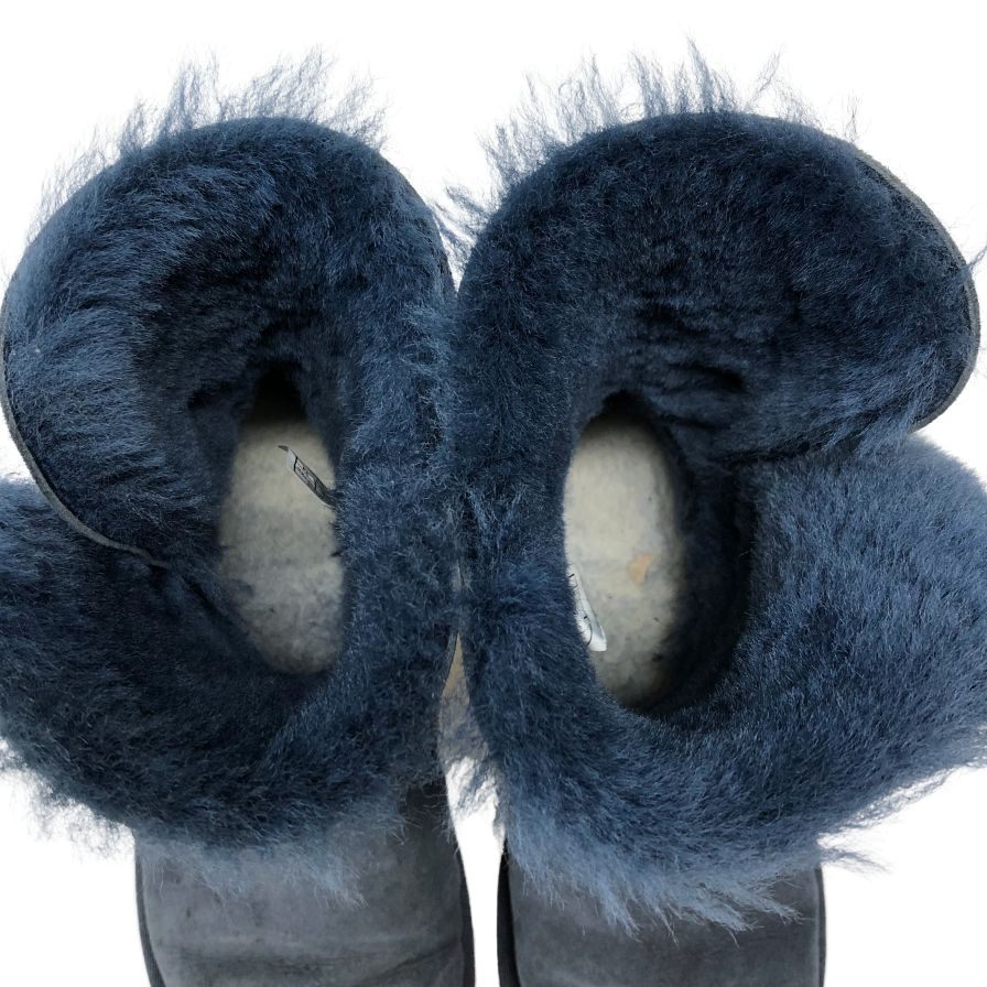 アグ ムートンブーツ ベイリーボタン2 ブルー系 レディースサイズ 7.5 UGG BAILEY BUTTON Ⅱ 約25.0cm【AFC28】