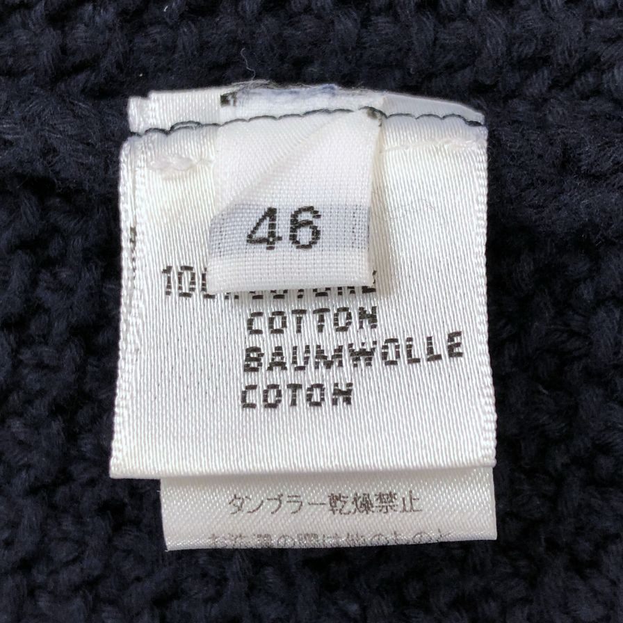 極美品◆クルチアーニ ビームスF別注 ニットジャケット ネイビー メンズ サイズ46 ネイビー CRUCIANI BEAMS F 【AFB46】