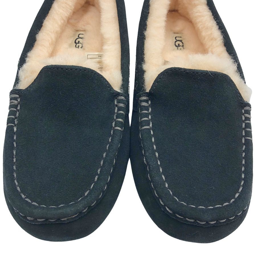アグ スリッポン アンスレー ムートン モカシン グレー レディース サイズ24㎝ 1106878 UGG 約24.0cm【AFC47】