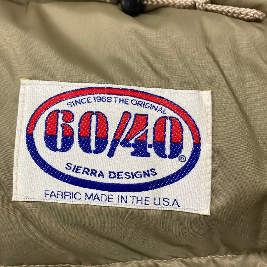 極美品◆シェラデザインズ ダウンジャケット 60/40 インヨージャケット メンズ グリーン サイズM SIERRA DESIGNS 【AFB43】