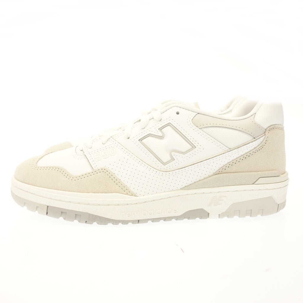 未使用◆ニューバランス スニーカー BB550NCB 28cm メンズ ホワイト&グレー系 new balance【AFD2】