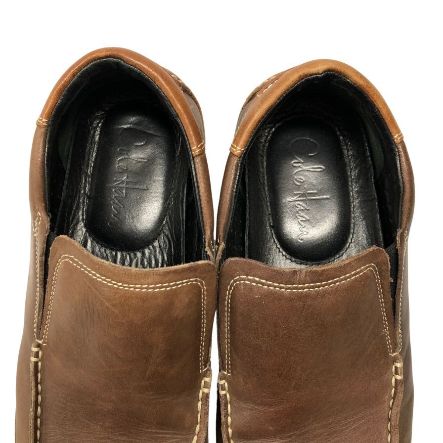 コールハーン ドライビングシューズ レザー ブラウン メンズ サイズ9 COLE HAAN 約26.5cm【AFC34】