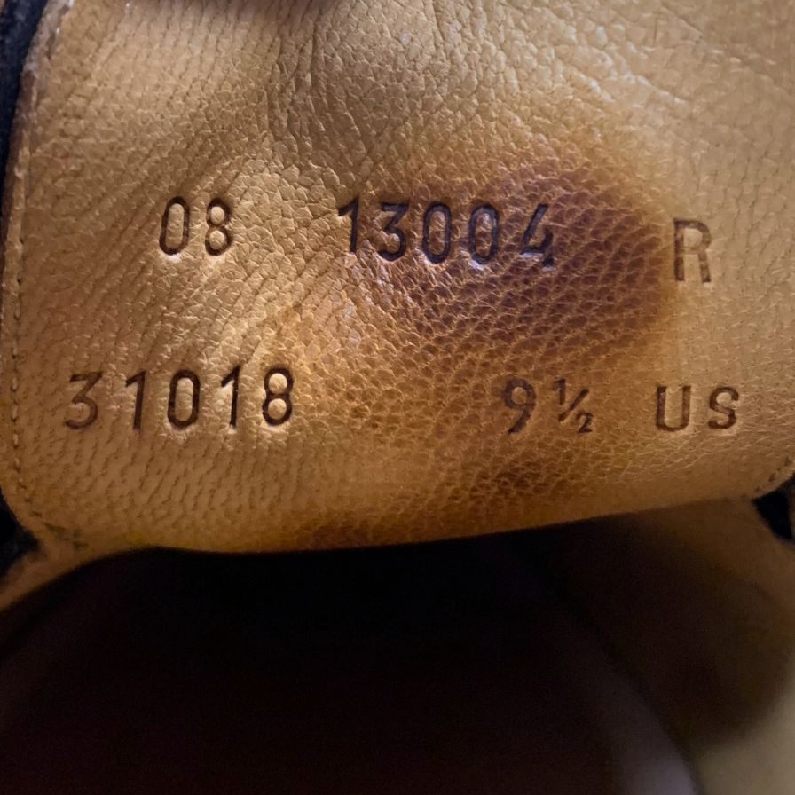 パラブーツ ブルックスブラザーズ レザーシューズ ウイングチップ フルブローグ スエード サイズ9.5 ブラウン Paraboot Brooks Brothers ビジネスシューズ 約28.0cm【LA】【中古】