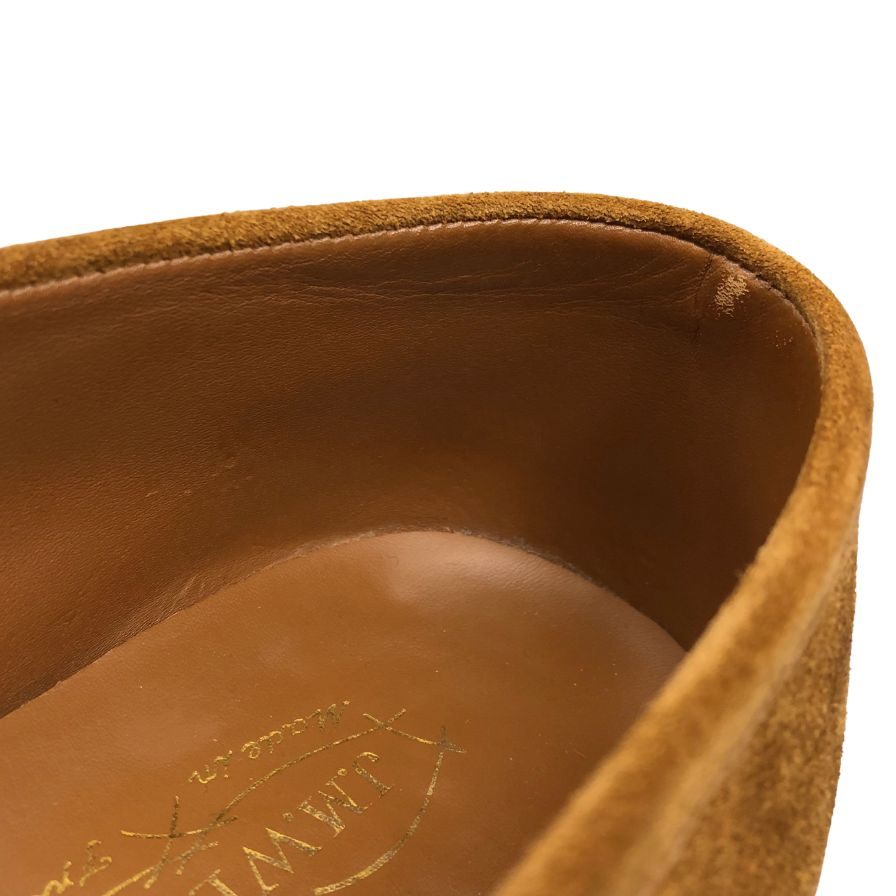 JMウエストン シグニチャー ローファー 180 スエード ブラウン メンズ サイズ7D J.M.WESTON ローファー 約26.5cm【LA】【中古】
