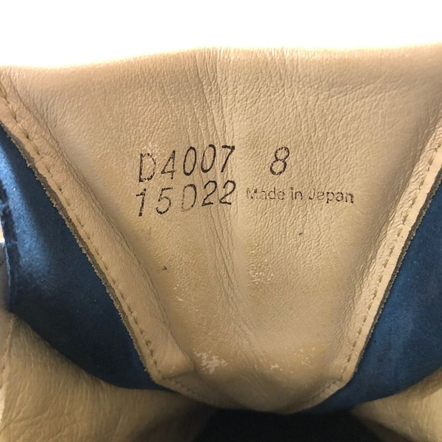 ダナー×THREE WOOD別注 マウンテンリッジ ロー レザーブーツ D4007Z メンズ サイズUS8 ネイビー Danner 約26.0cm【AFD9】
