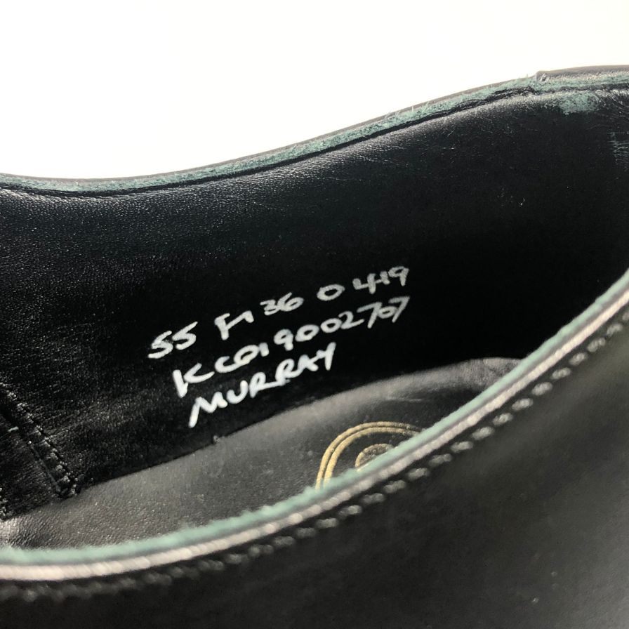 チャーチ レザーシューズ マレー ストレートチップ カーフ ブラック サイズUk5.5 Church`s Murray ビジネスシューズ 約24.0cm【LA】【中古】