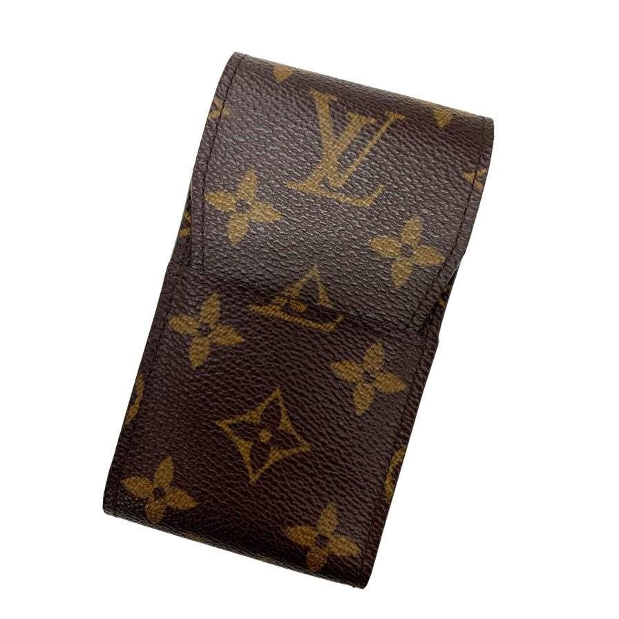 ルイヴィトン シガレットケース M63024 モノグラム ブラウン ユニセックス LOUIS VUITTON【AFI11】【中古】