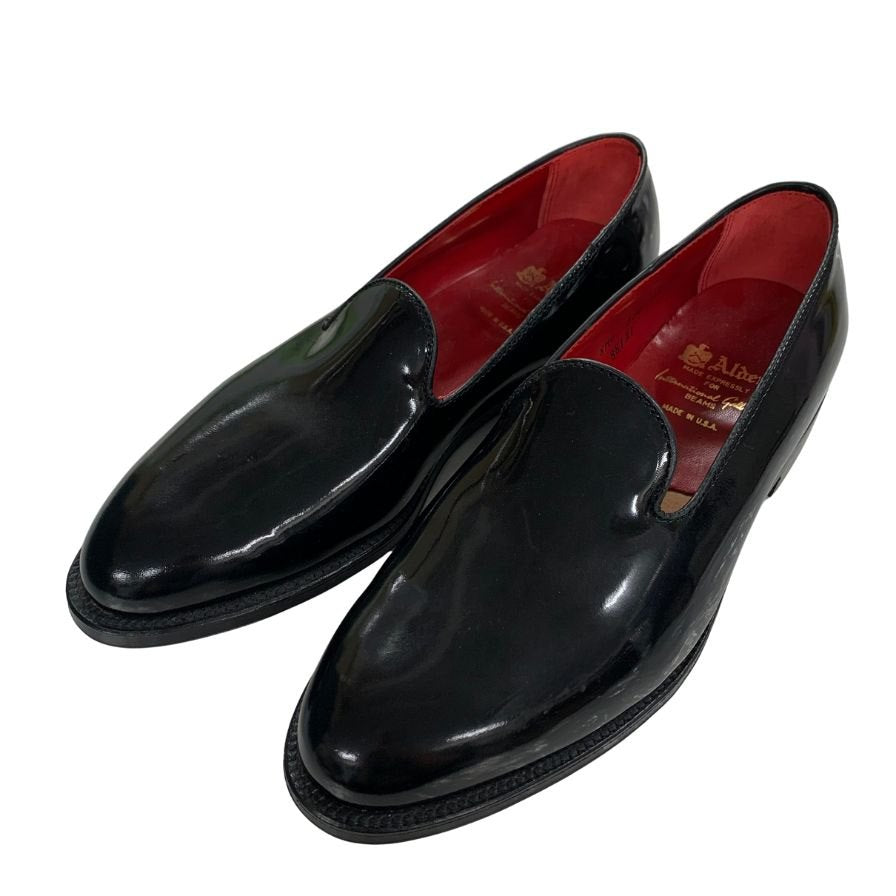 オールデン ビームス 別注 88121 パテント ブラック サイズ10D ALDEN ローファー 約28.0cm【LA】【中古】