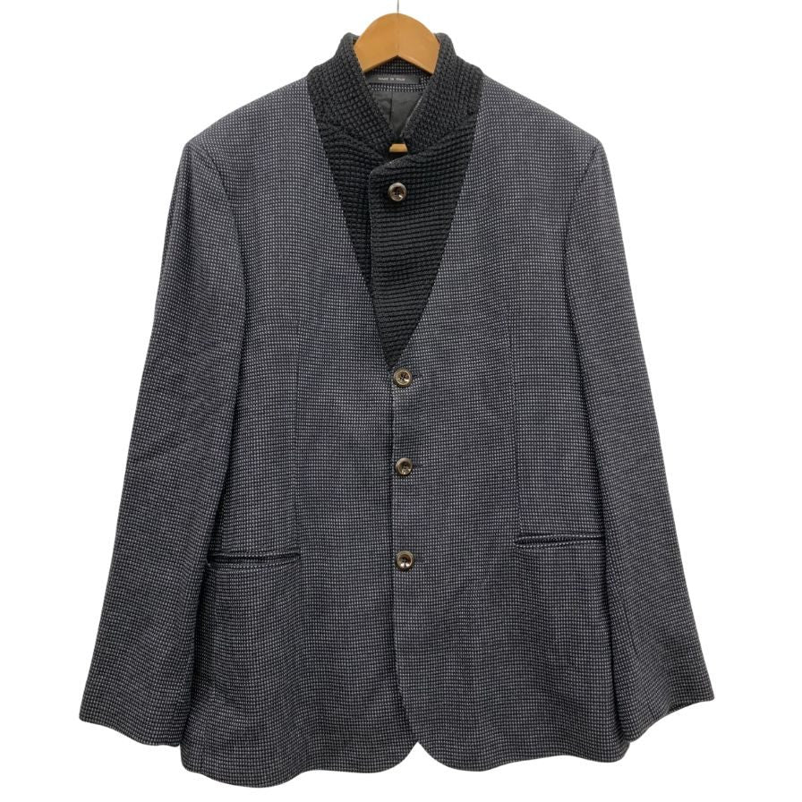 新品同様◆エンポリオ アルマーニ ジャケット MR A LINE メンズ サイズ46 ブラック系 EMPORIO ARMANI 【AFA13】