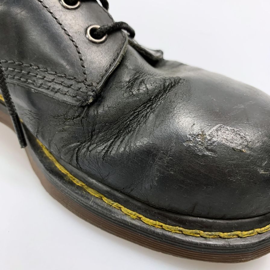 ドクターマーチン 10ホール ブーツ スチールトゥ サイズ9 メンズ Dr.Martens 約28.0cm【AFC41】