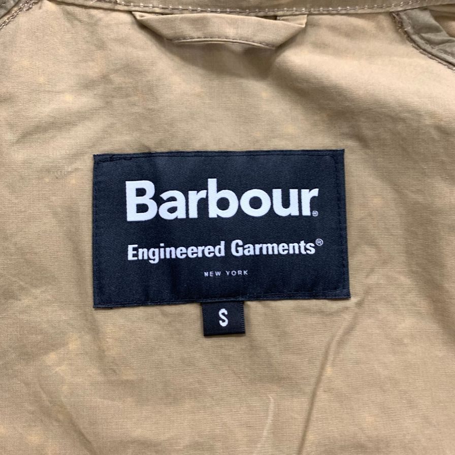 美品◆バブアー × エンジニアードガーメンツ サウスジャケット サイズS カーキ Barbour×Engineered Garments SOUTH JACKET 【AFB8】