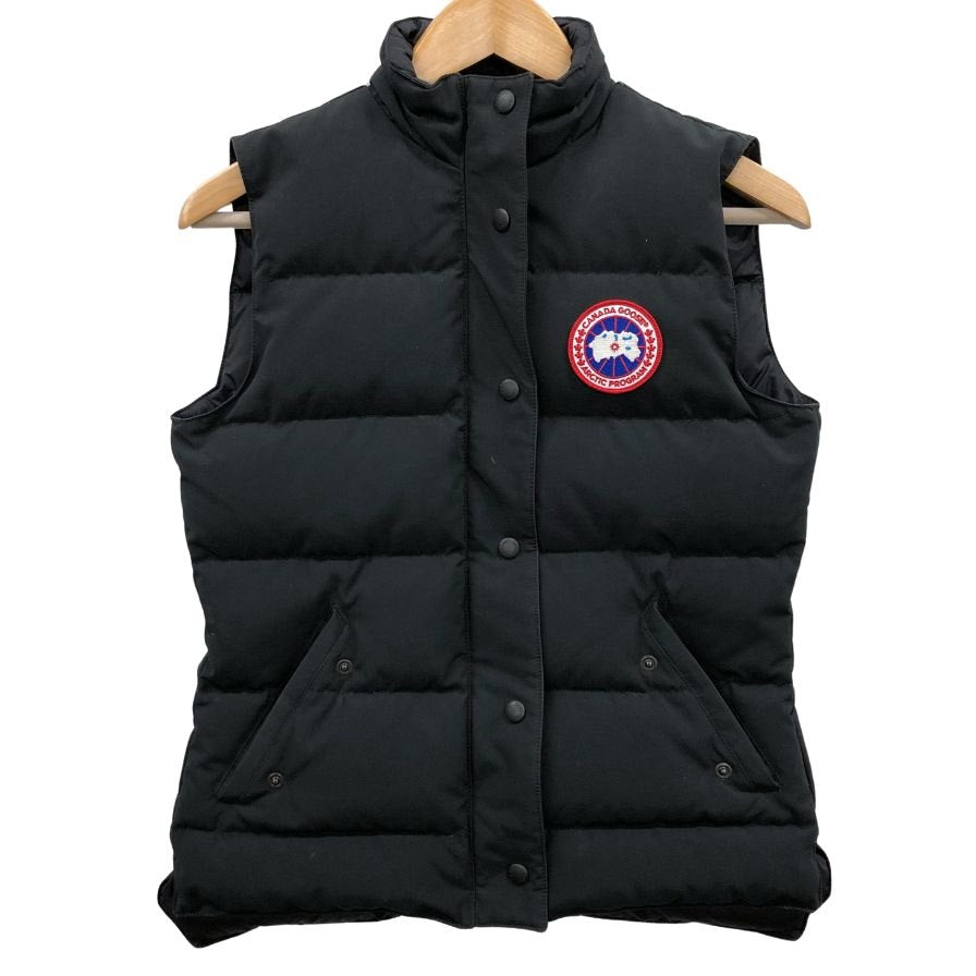 美品◆カナダグース ダウンベスト 2832L ブラック サイズS メンズ CANADA GOOSE 【AFB42】