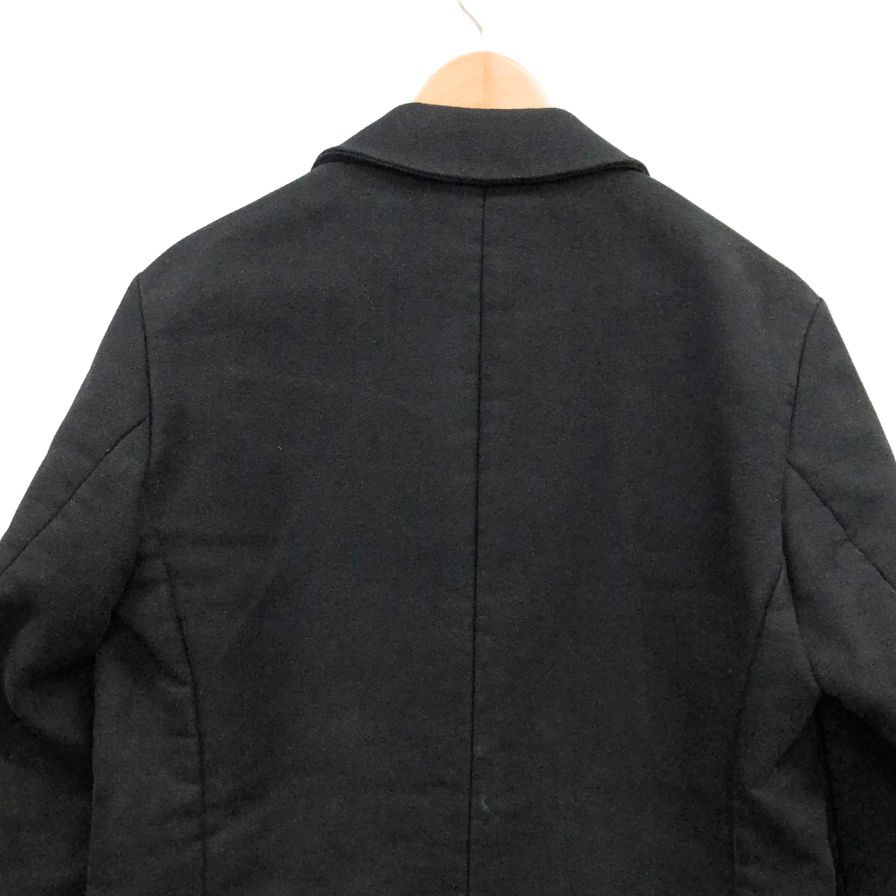 美品◆フランクリーダー 2Bテーラードジャケット モールスキン ブラック サイズM メンズ FRANK LEDER 【AFA10】