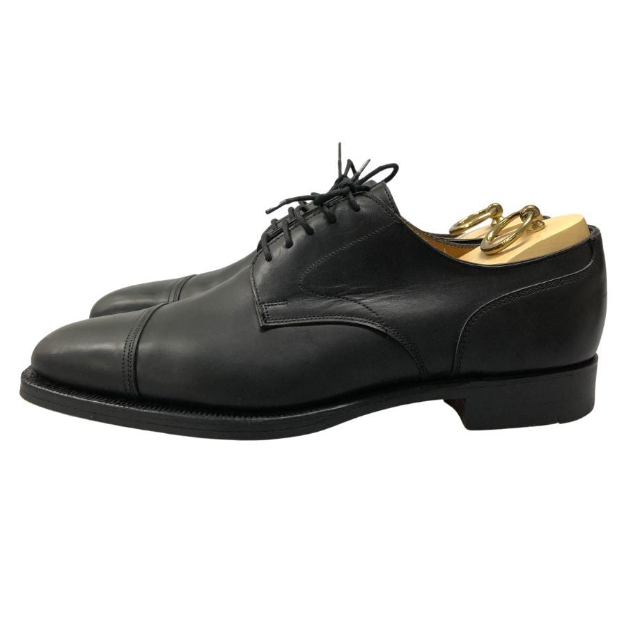 グレンソン フットマスター キャップトゥ カーフ ブラック メンズ 8.5E GRENSON footmaster ビジネスシューズ 約27.0cm【LA】【中古】