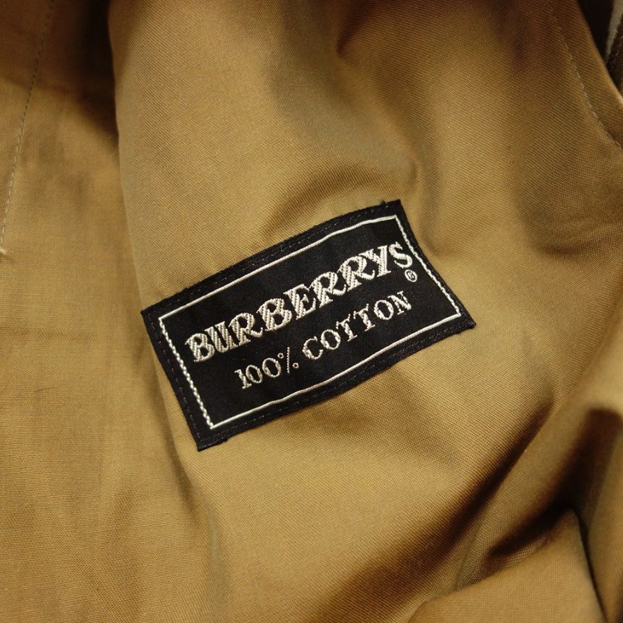バーバリー ステンカラーコート 80s イングランド製 玉虫色 Burberry's【LA】