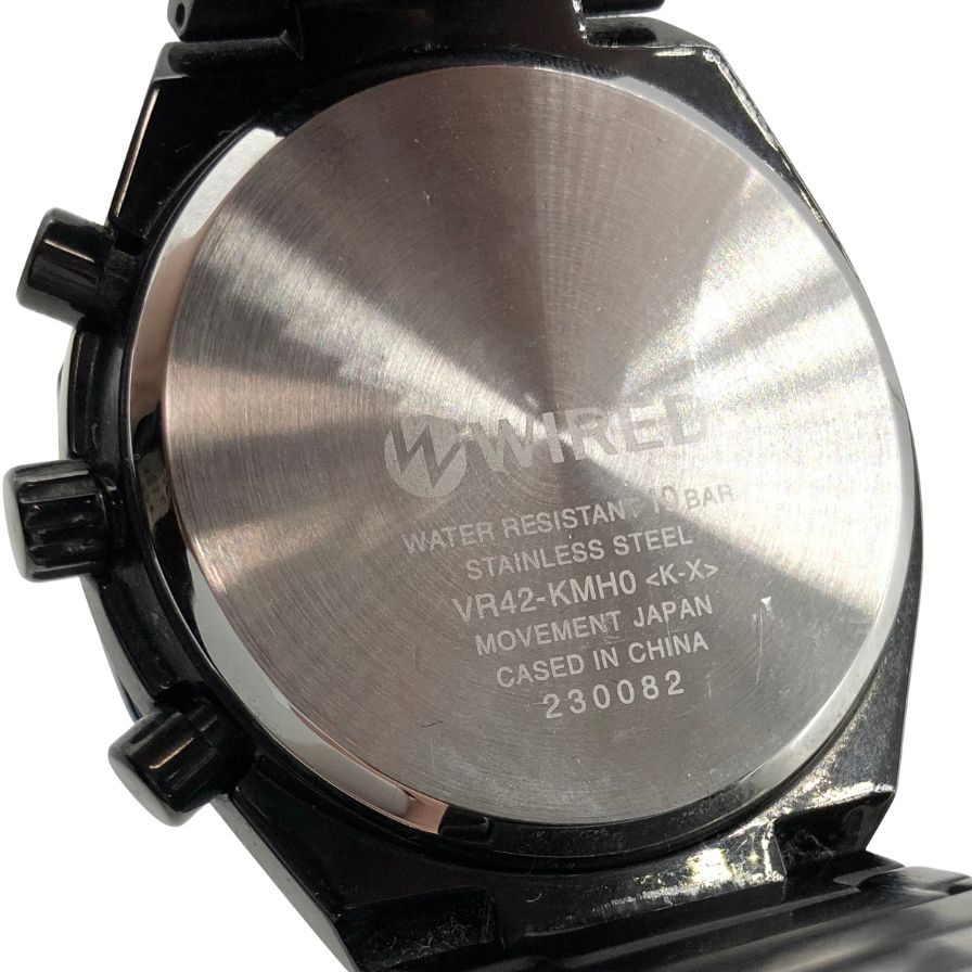 セイコー 腕時計 ワイアード AGAD416 クロノグラフ ソーラー 青文字盤 SEIKO WIRED【AFI18】