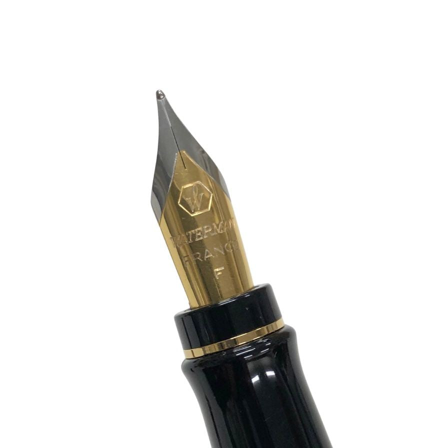 ウォーターマン 万年筆 エキスパート エッセンシャル ブラック ゴールド Fニブ WATERMAN【AFB53】