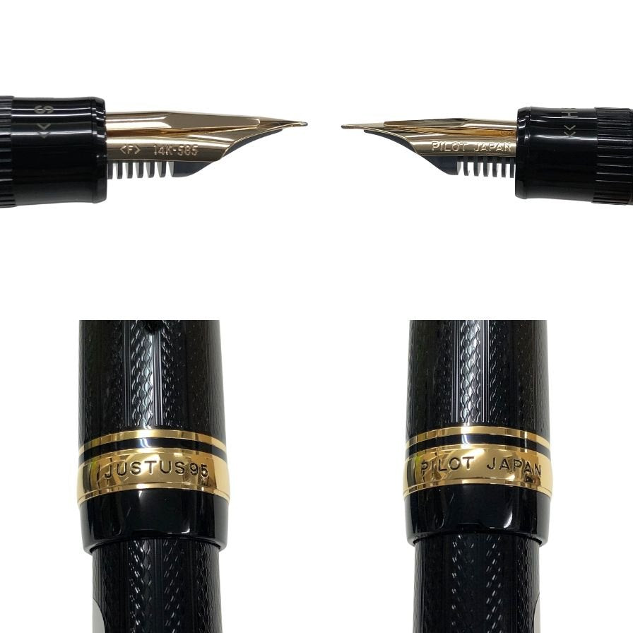 パイロット 万年筆 Justus95 ペン先14K FJ-3MR-NB-F ブラック PILOT【AFB53】