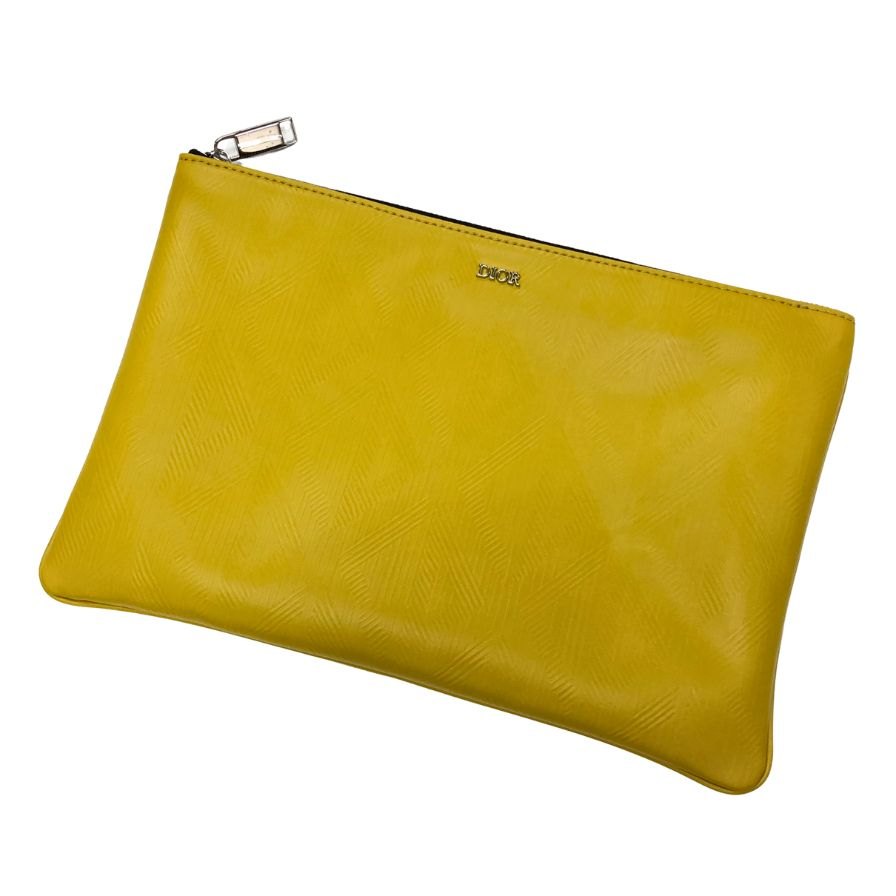 極美品　ディオール　CD Diamond ポーチ　クラッチバッグ 大人気】ディオール CDダイアモンド クラッチバッグ (Dior