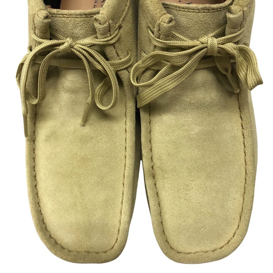 クラークス レザーシューズ ビームス別注 ワラビー BTBGTX ベージュ メンズ サイズUK7.5 CLARKS 約26.5cm【AFD4】