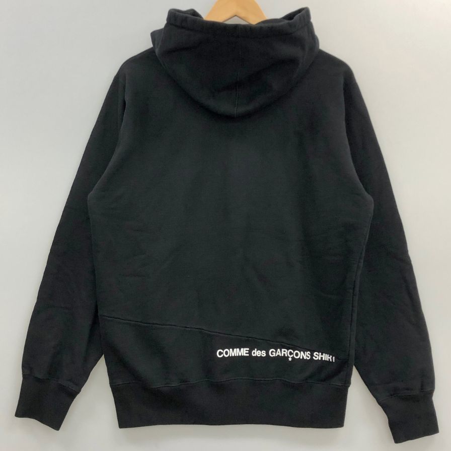 美品◆シュプリーム コムデギャルソン パーカー スプリットボックスロゴ サイズ M supreme 【AFB12】