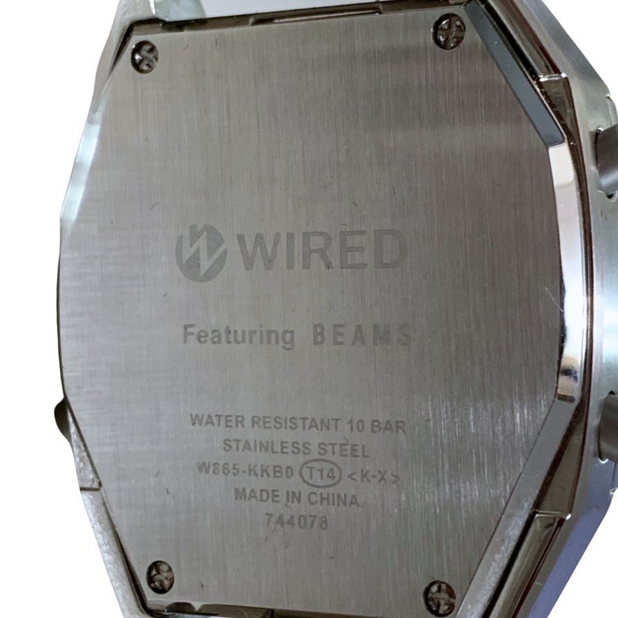 セイコー 腕時計 クオーツ WIRED ソリディティ AGAM401 電子 メンズ シルバー SEIKO【AFI21】