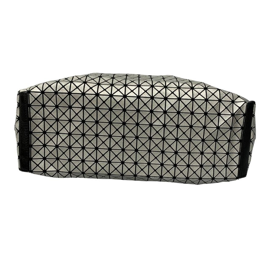 極美品◆バオバオ イッセイミヤケ ショルダーバッグ BB55-AG026 シルバー レディース BAO BAO ISSEY MIYAKE【AFE12】